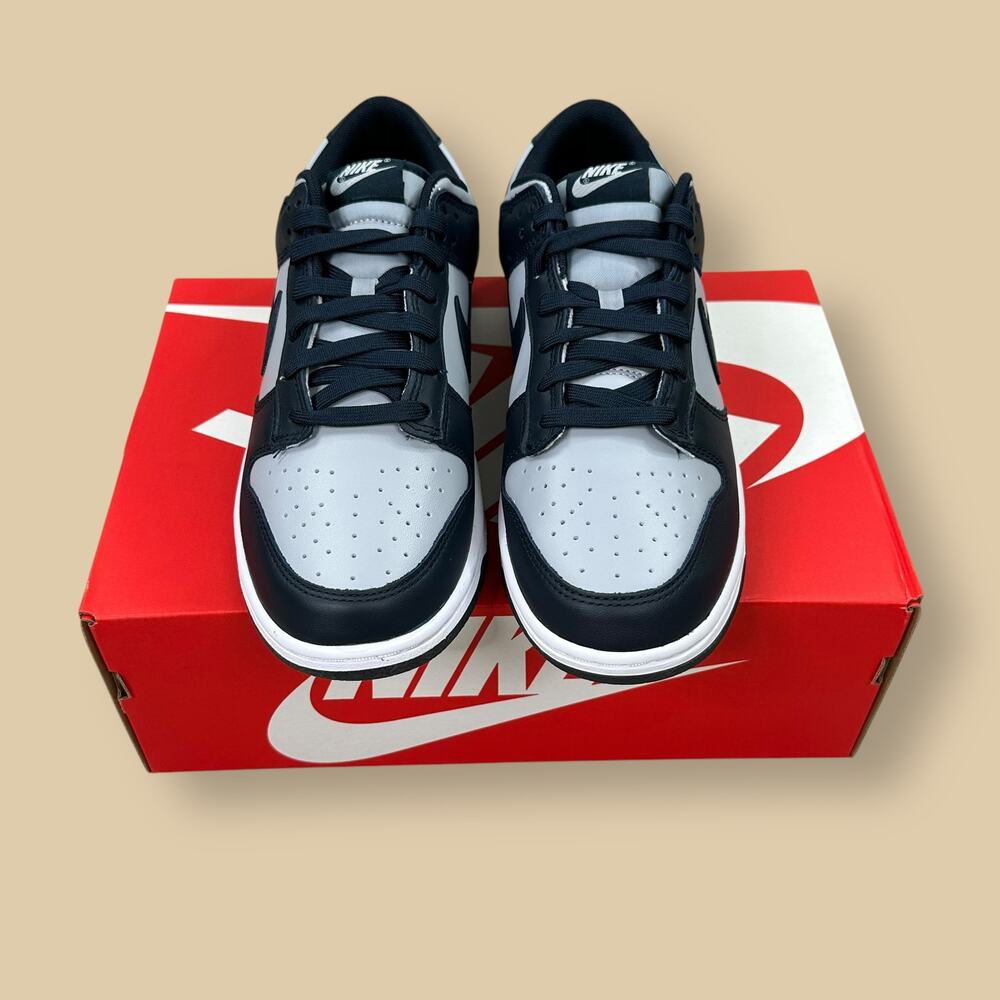 Vintage Y2K Nike Dunk Low Mens 10 Georgetown Navy Blue Grey Shoes DD1391-003 NWT - Picture 4 of 10